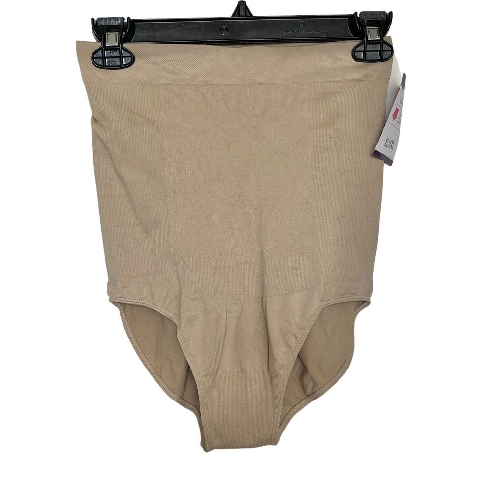Empetua High Waisted Shaper Panty Size XL Size XXL Nylon Spandex shorts beige